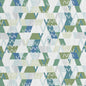 D4350 Abstract & Geometric Green Charlotte Fabrics Woven Patterns