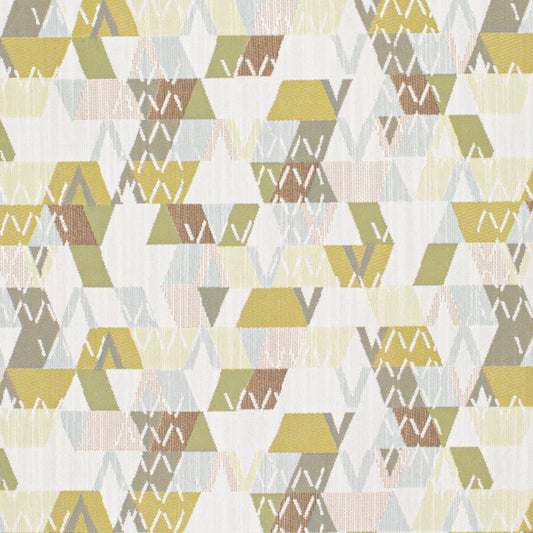 D4351 Abstract & Geometric Green Charlotte Fabrics Woven Patterns