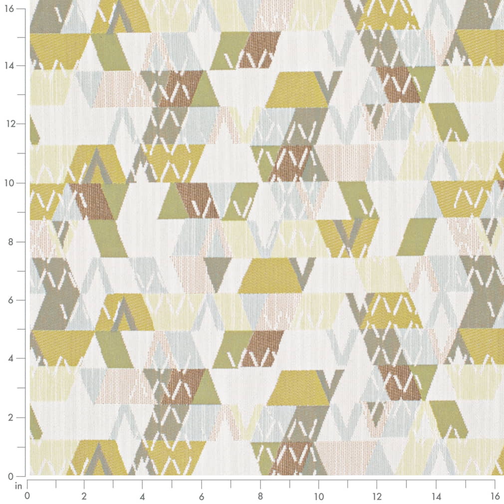 D4351 Abstract & Geometric Avocado Green Charlotte Fabrics