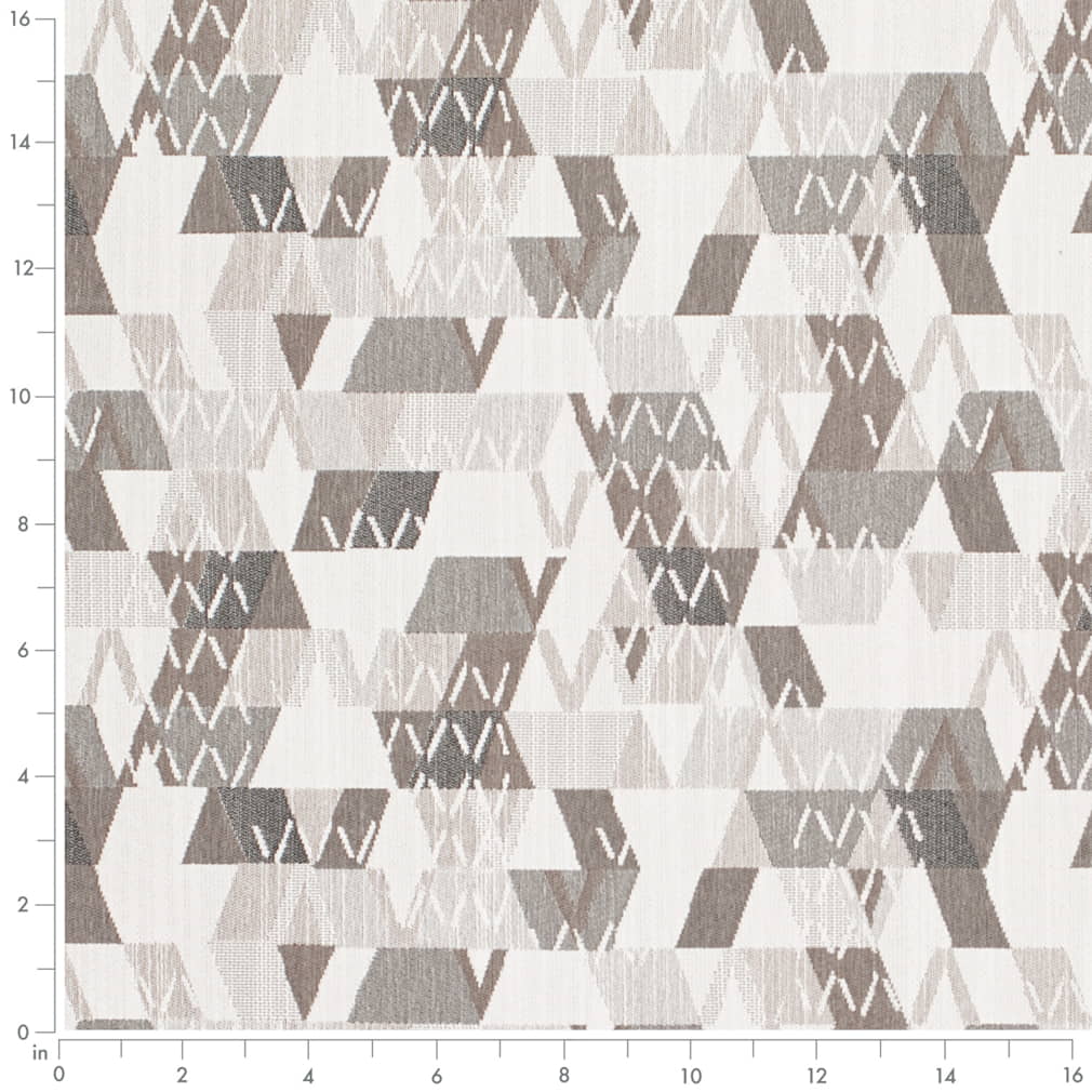 D4352 Abstract & Geometric Stone Beige & Taupe,Brown,Grey & Silver Charlotte Fabrics