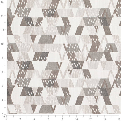 D4352 Abstract & Geometric Stone Beige & Taupe,Brown,Grey & Silver Charlotte Fabrics
