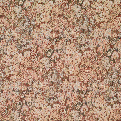 D4364 Floral Rosewood Orange & Rust,Red & Burgundy Charlotte Fabrics