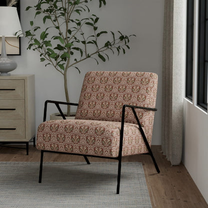 D4365 Abstract & Geometric,Damask Brick Orange & Rust,Red & Burgundy Charlotte Fabrics