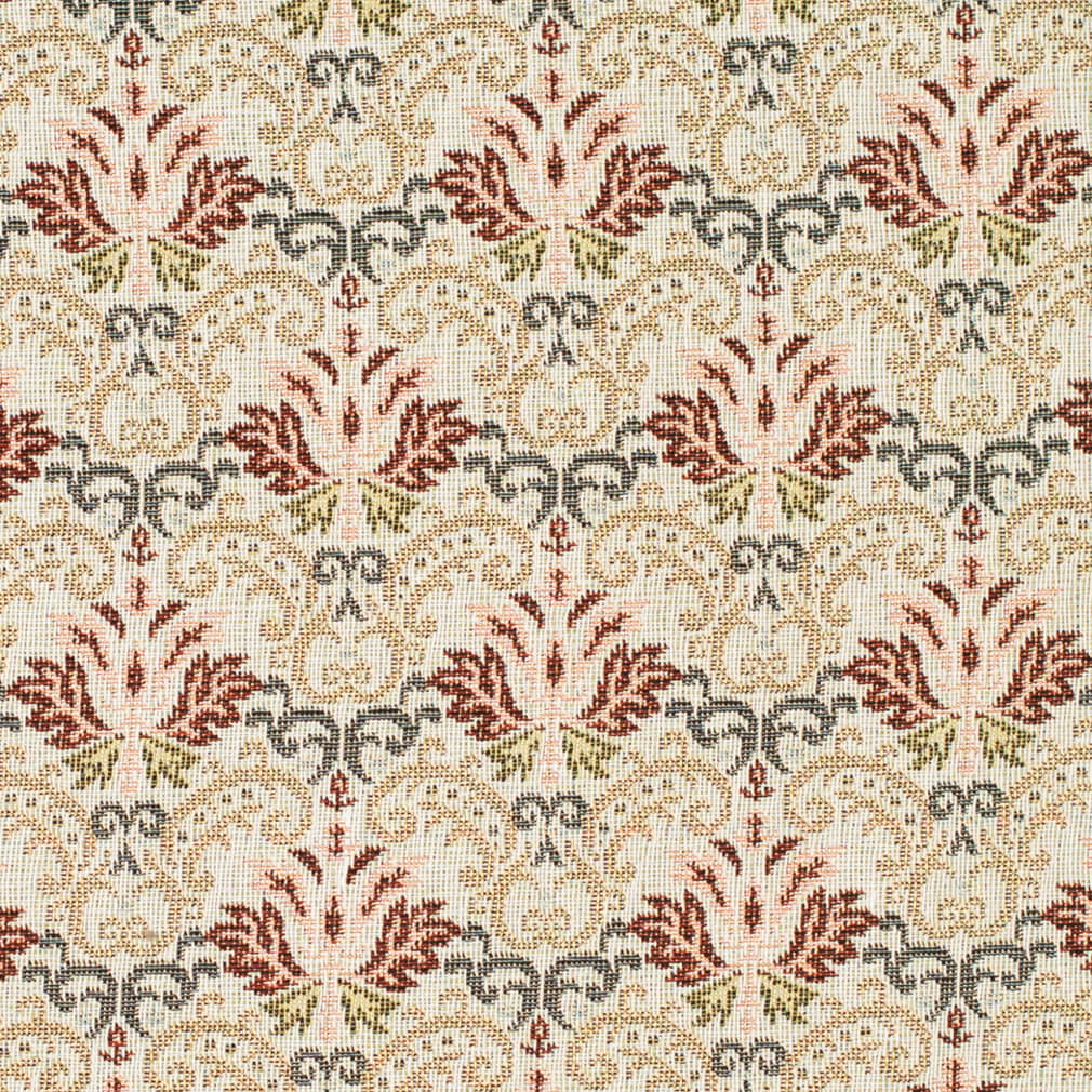 D4367 Abstract & Geometric,Damask Tomato Red & Burgundy Charlotte Fabrics