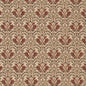 D4368 Abstract & Geometric,Damask Cinnabar Green,Orange & Rust Charlotte Fabrics