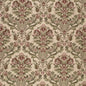 D4369 Damask Moss Green,Red & Burgundy Charlotte Fabrics