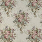 D4373 Floral Bouquet Green,Pink Charlotte Fabrics