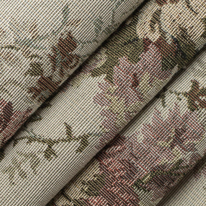 D4373 Floral Bouquet Green,Pink Charlotte Fabrics