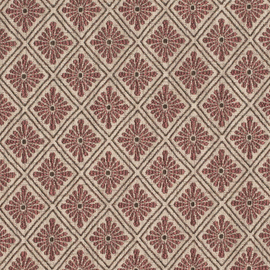D4381 Abstract & Geometric,Diamonds Coral & Peach Charlotte Fabrics Tapestry,Woven Patterns