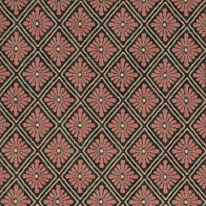 D4384 Abstract & Geometric,Diamonds Carnation Coral & Peach Charlotte Fabrics