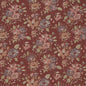 D4385 Floral Orange & Rust,Red & Burgundy Charlotte Fabrics Tapestry,Woven Patterns