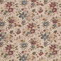 D4387 Floral Blue,Red & Burgundy Charlotte Fabrics Tapestry,Woven Patterns