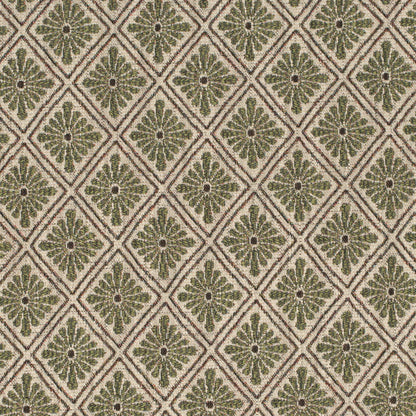 D4388 Abstract & Geometric,Diamonds Aloe Green Charlotte Fabrics