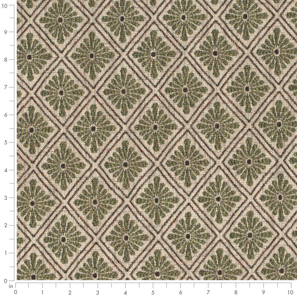 D4388 Abstract & Geometric,Diamonds Aloe Green Charlotte Fabrics