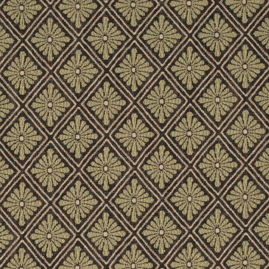 D4390 Abstract & Geometric,Diamonds Green Charlotte Fabrics Tapestry,Woven Patterns