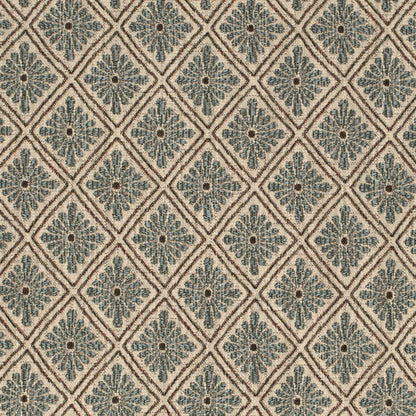D4391 Abstract & Geometric,Diamonds Federal Blue Charlotte Fabrics
