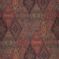 D4397 Abstract & Geometric,Damask,Global Blue,Coral & Peach Charlotte Fabrics Tapestry,Woven Patterns
