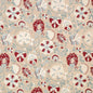 D4405 Floral Eve Cardinal Red & Burgundy Charlotte Fabrics