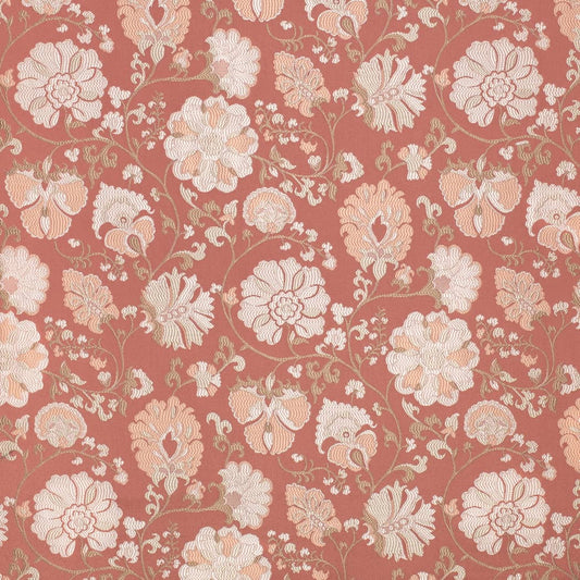 D4407 Floral Eve Coral Coral & Peach,Pink Charlotte Fabrics