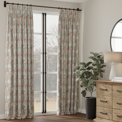 D4408 Floral Eve Aqua Aqua & Teal Charlotte Fabrics