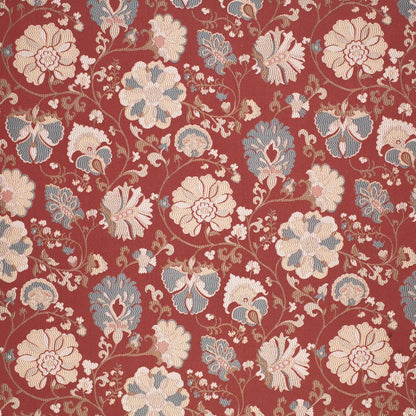 D4409 Floral Eve Garnet Red & Burgundy Charlotte Fabrics