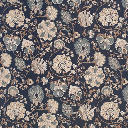 D4411 Floral Eve Navy Blue Charlotte Fabrics