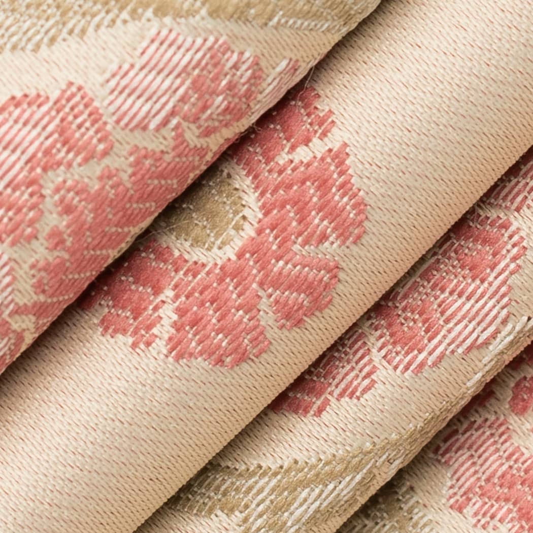 D4412 Abstract & Geometric Aurora Coral Coral & Peach,Pink Charlotte Fabrics