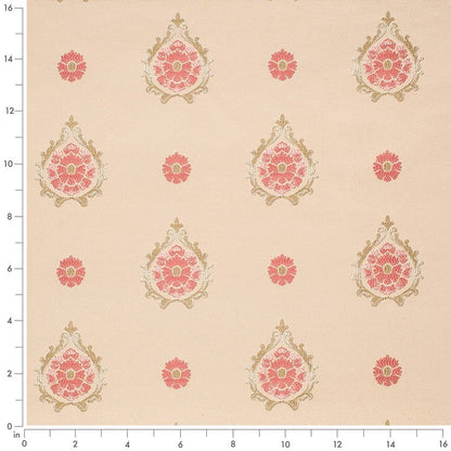 D4412 Abstract & Geometric Aurora Coral Coral & Peach,Pink Charlotte Fabrics