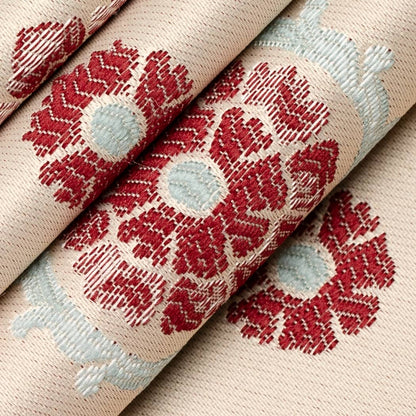 D4413 Abstract & Geometric Aurora Cardinal Red & Burgundy Charlotte Fabrics