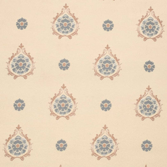 D4414 Abstract & Geometric Blue Charlotte Fabrics Woven Patterns