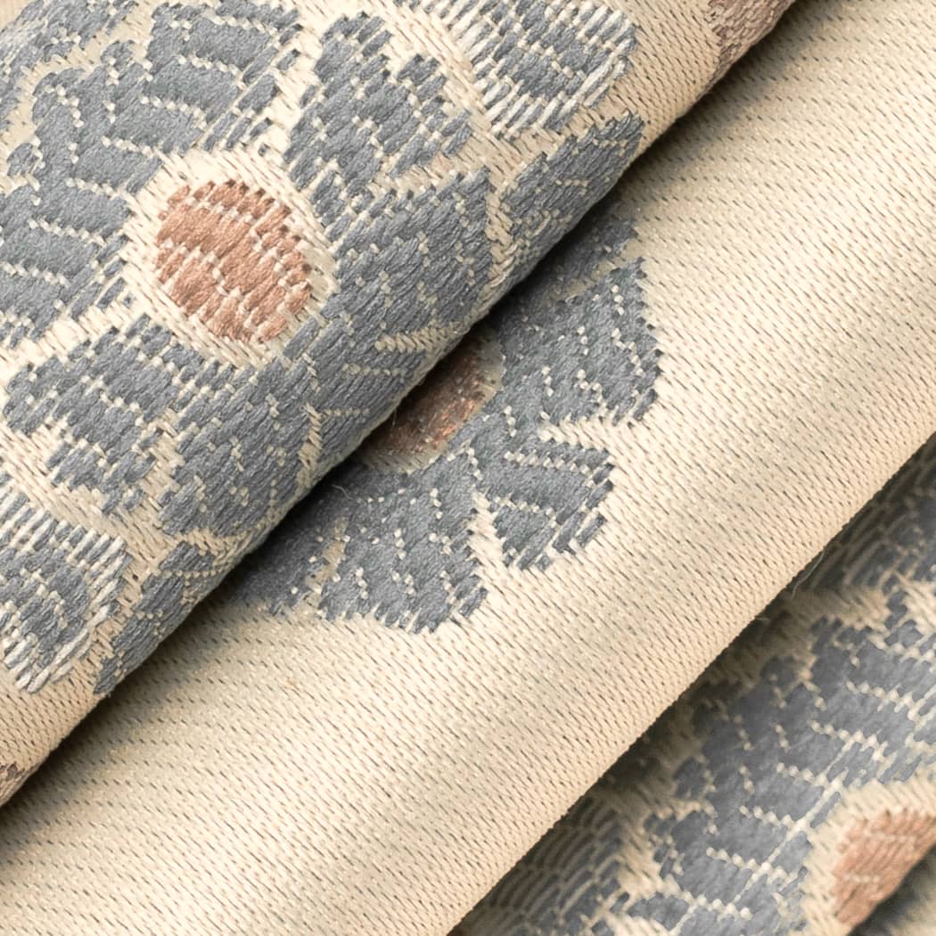 D4414 Abstract & Geometric Aurora Chambray Blue Charlotte Fabrics