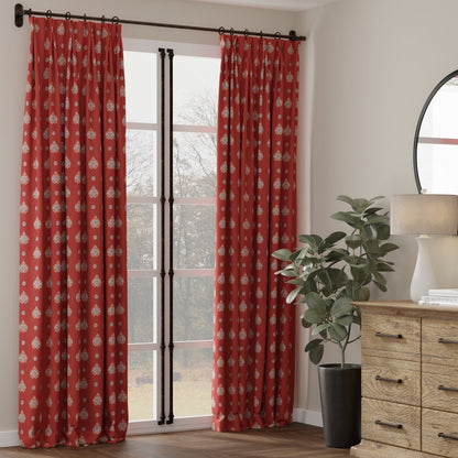 D4416 Abstract & Geometric Aurora Garnet Red & Burgundy Charlotte Fabrics