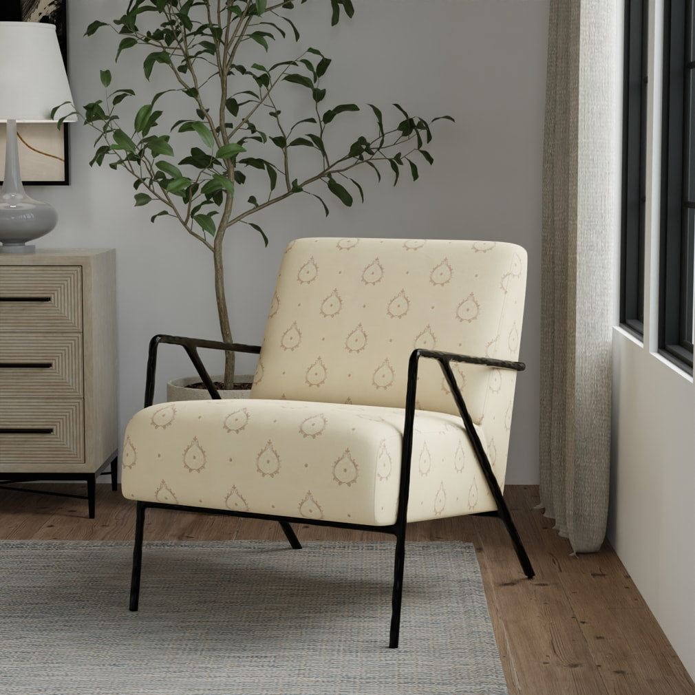 D4417 Abstract & Geometric Aurora Oyster Beige & Taupe Charlotte Fabrics