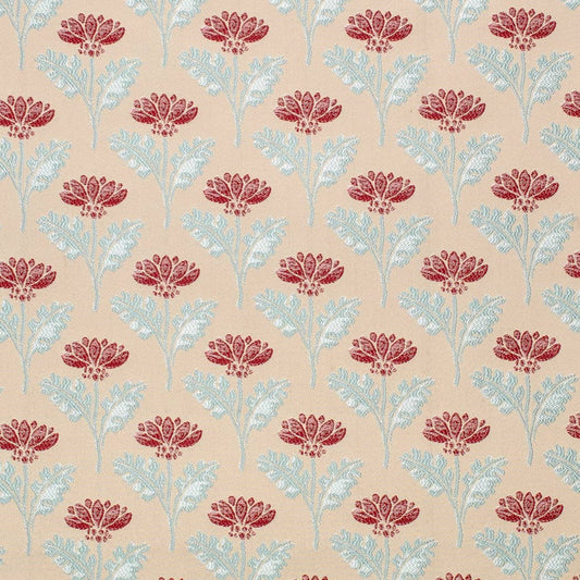 D4420 Floral Red & Burgundy Charlotte Fabrics Woven Patterns