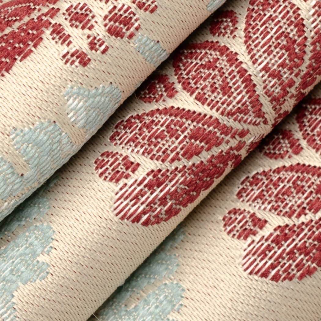 D4420 Floral Grace Cardinal Red & Burgundy Charlotte Fabrics