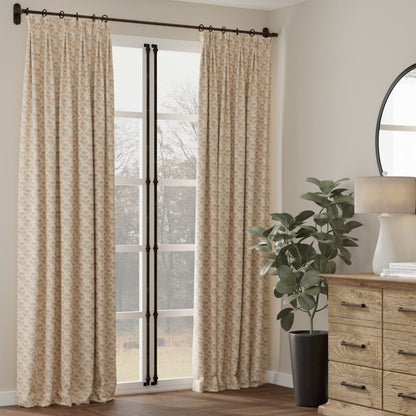 D4421 Floral Grace Chambray Blue Charlotte Fabrics