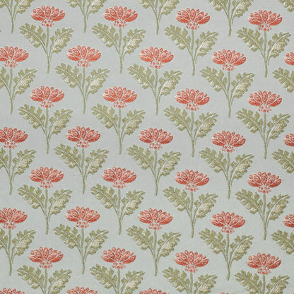 D4422 Floral Grace Aqua Aqua & Teal Charlotte Fabrics