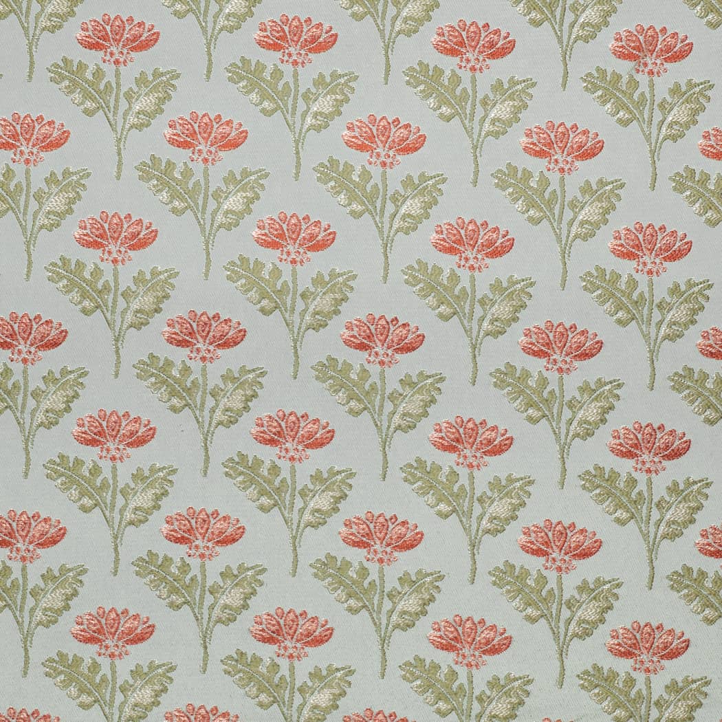 D4422 Floral Aqua & Teal Charlotte Fabrics Woven Patterns