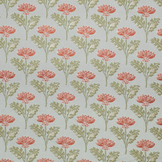 D4422 Floral Aqua & Teal Charlotte Fabrics Woven Patterns