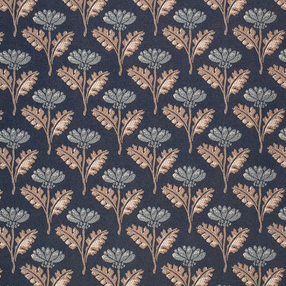D4425 Floral Grace Navy Blue Charlotte Fabrics