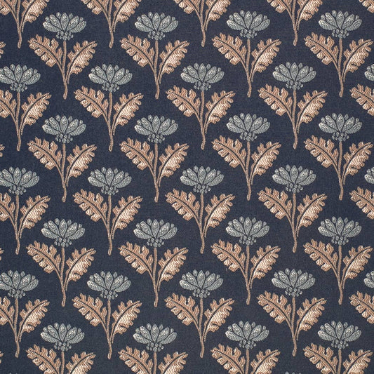 D4425 Floral Grace Navy Blue Charlotte Fabrics