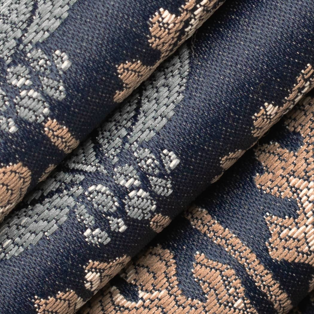 D4425 Floral Grace Navy Blue Charlotte Fabrics