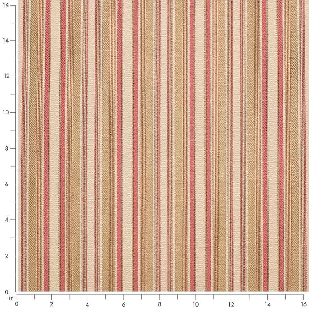 D4426 Stripe Celeste Coral Coral & Peach,Pink Charlotte Fabrics