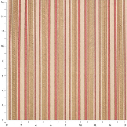D4426 Stripe Celeste Coral Coral & Peach,Pink Charlotte Fabrics