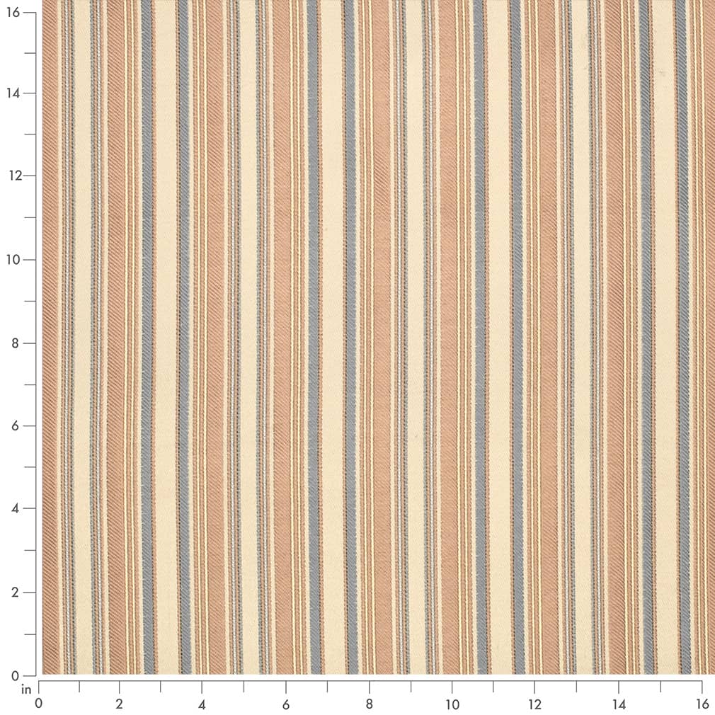 D4428 Stripe Celeste Chambray Blue Charlotte Fabrics