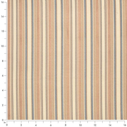 D4428 Stripe Celeste Chambray Blue Charlotte Fabrics