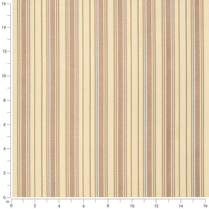 D4431 Stripe Celeste Oyster Beige & Taupe Charlotte Fabrics