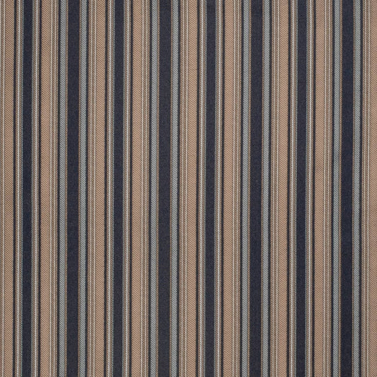 D4432 Stripe Celeste Navy Blue Charlotte Fabrics