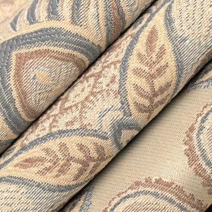 D4434 Damask Felicity Chambray Blue Charlotte Fabrics