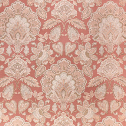 D4435 Damask Felicity Coral Coral & Peach,Pink Charlotte Fabrics